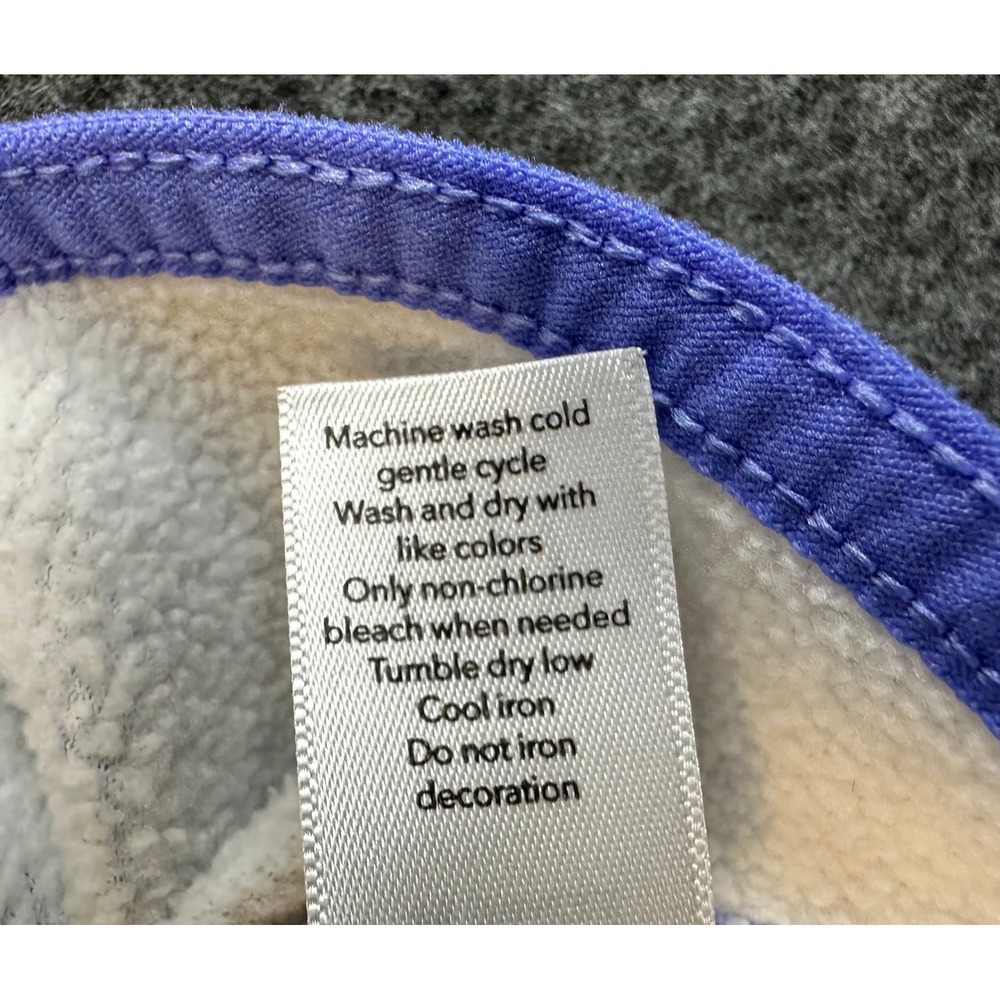 Athleta Girl Plush Crush Fleece Half Zip Pullover Purple Heather Jacket XXL 16 - Picture 8 of 14
